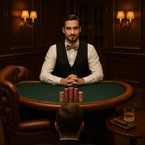 Mostbet - Live Blackjack - Krupier na żywo